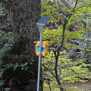 The stationary monitor was influenced by the work of the Stroud Water Research Center