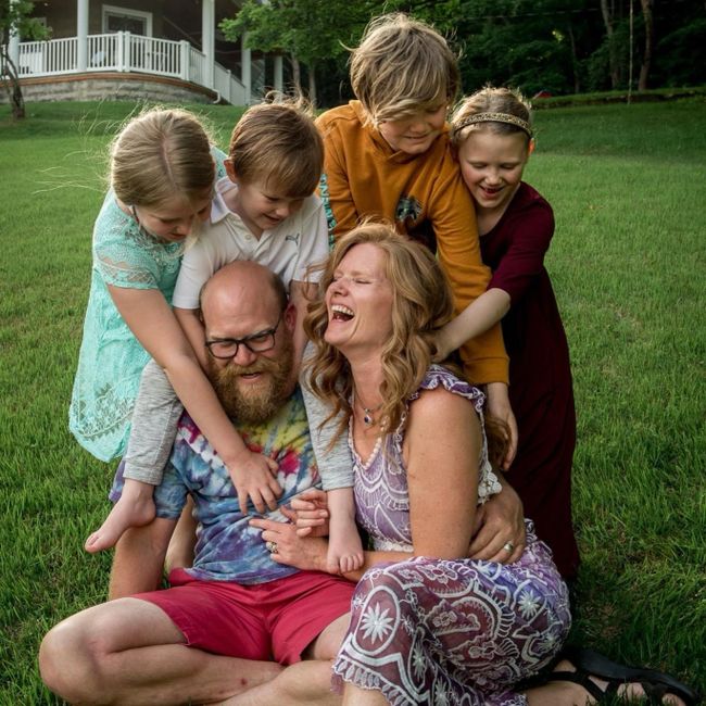 Curbside photo session by Kirsten Geatz Photography.  Captured us beautifully ❤️