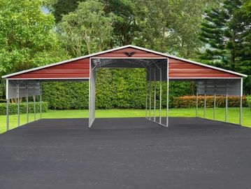 Steel Straight Barn Carport