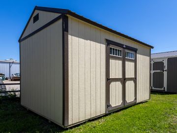 Wooden Side Utility Building
