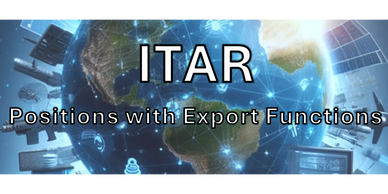 ITAR-Positions with Export Functions
