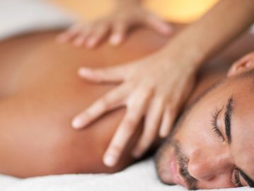 Relieve stress with a deep tissue massage