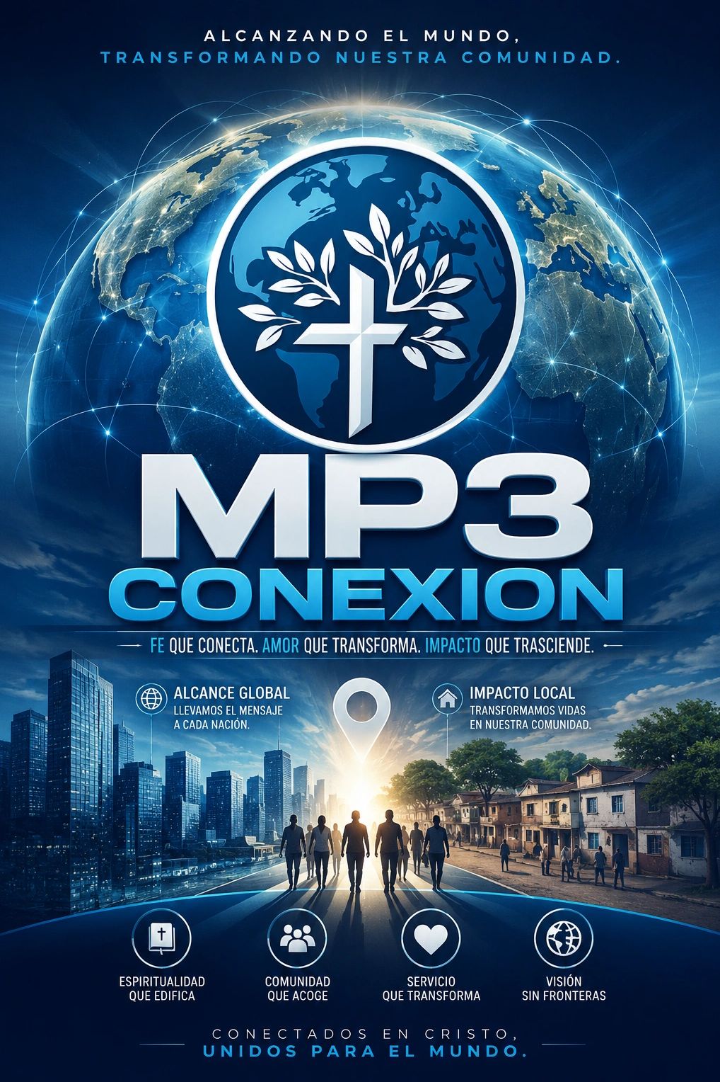 MP3 Conexion promotes global faith and community transformation through love and impact.