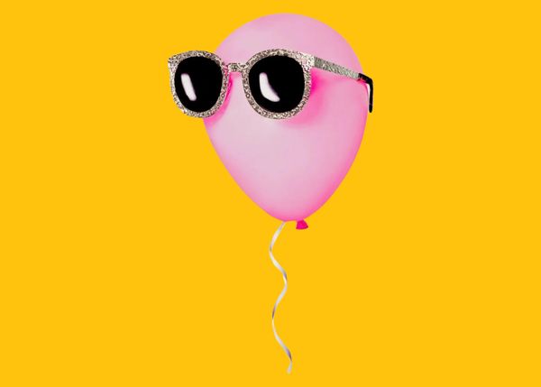 Balloon with Glasses