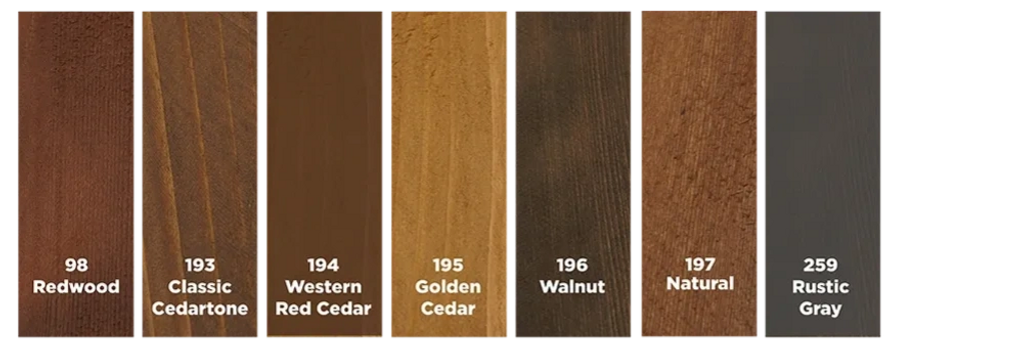 Custom fence stain colors