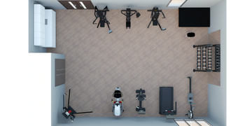 A midsize physical therapy clinic featuring Keiser fitness equipment