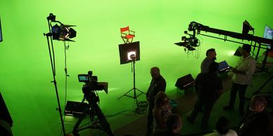 Upper Management green screen production director casting movie set