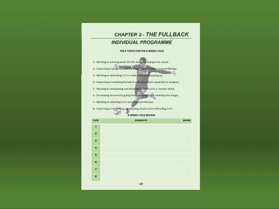 Position Specific Integral Approach To The Position Specific Training