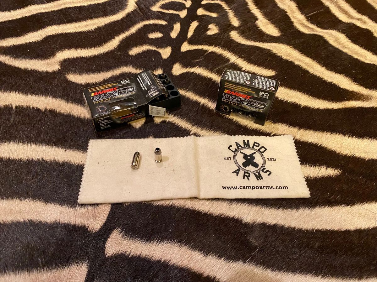 Barnes TACXPD Defense Ammo.380 ACP 80 gr TACXP 20/box 2 boxes 40 rounds