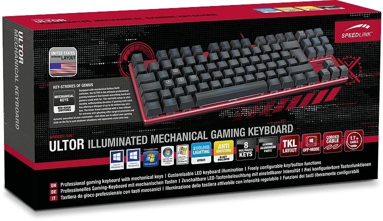 Speedlink ULTOR Mechanical USB-Gaming Keyboard with LED Illumination