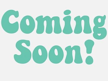 Text saying 'Coming Soon!' in bold teal letters.