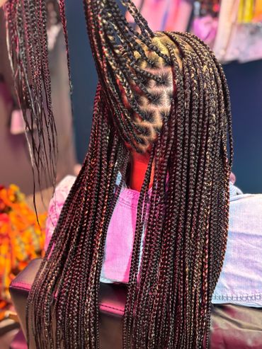 Small Knotless braids  Box Braids Columbus ohio