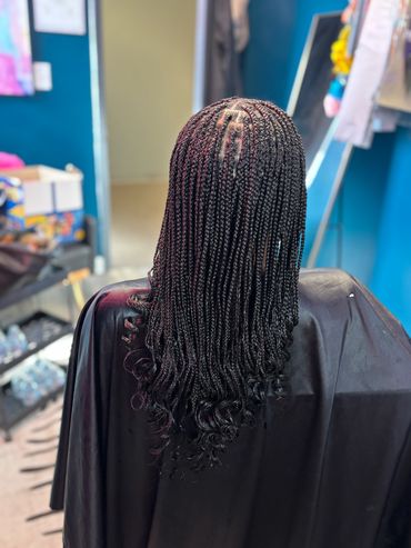 Small Knotless braids Box Braids Columbus Ohio