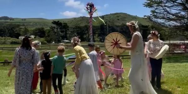 Blessing a new garden space as the culmination of a land clearing.
