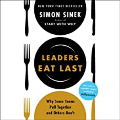 Book cover for Leaders Eat Last by Simon Sinek