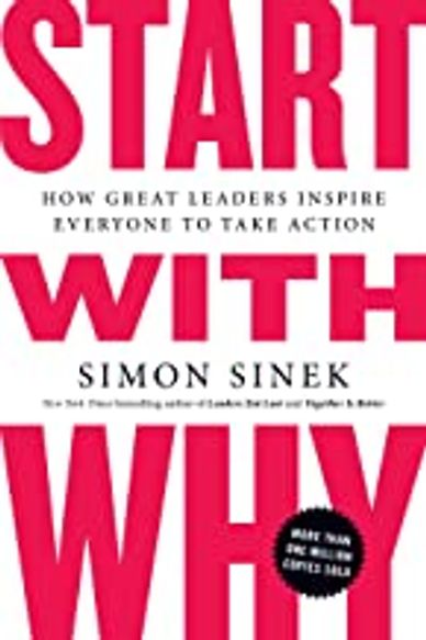 Book cover for Start With Why by Simon Sinek