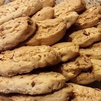 Classic Vanilla Nut Greek Cookie is a nutty vanilla buttery crunchy cookie with pure vanilla, dry ro