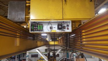 Hoist and Crane modernization, removal of cross conductor bar.