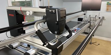Modern design studio with Bernina Q24 and Qmatic software