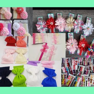 MOÑOS, TIARAS, DIADEMAS, BROCHES, VALERINAS Y ACCESORIOS PARA EL CABELLO.