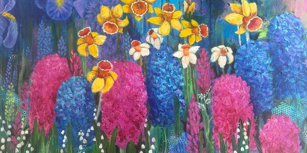 “Mama’s Garden”
Original Acrylic on Canvas
24” x 36” 