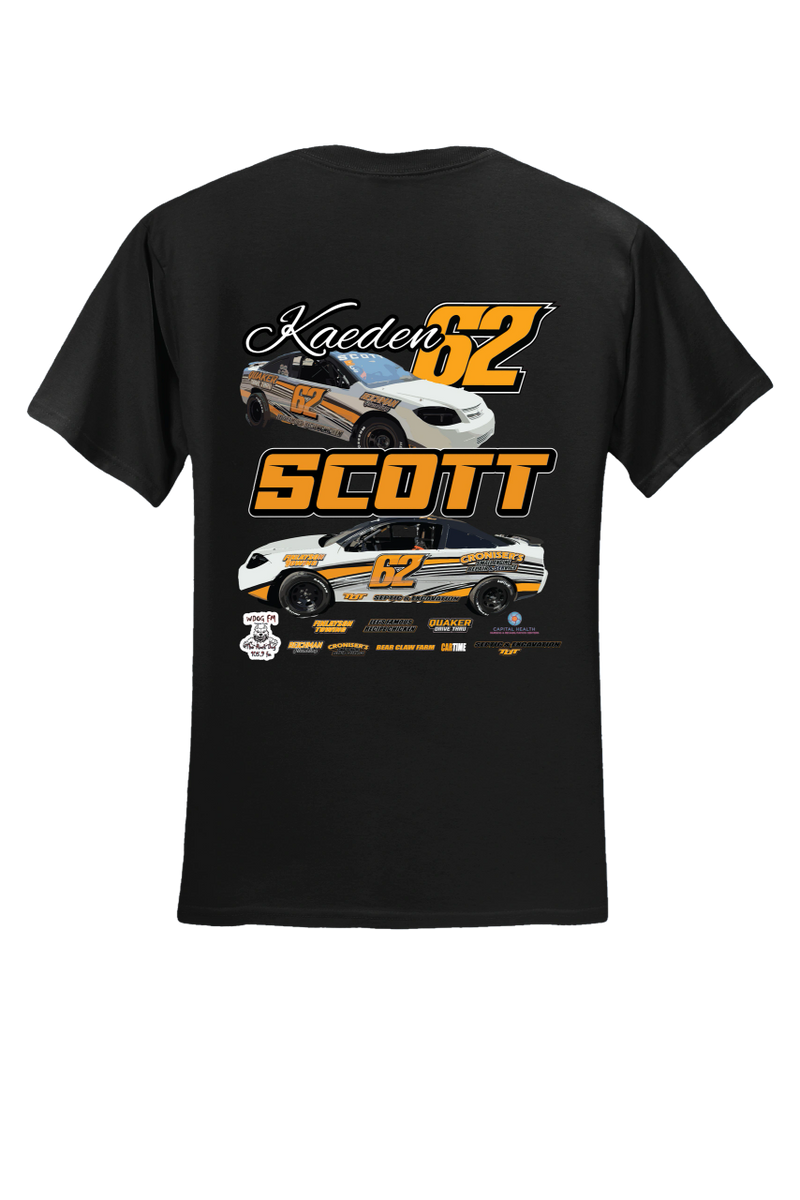 Kaeden Scott number 62 black shirt