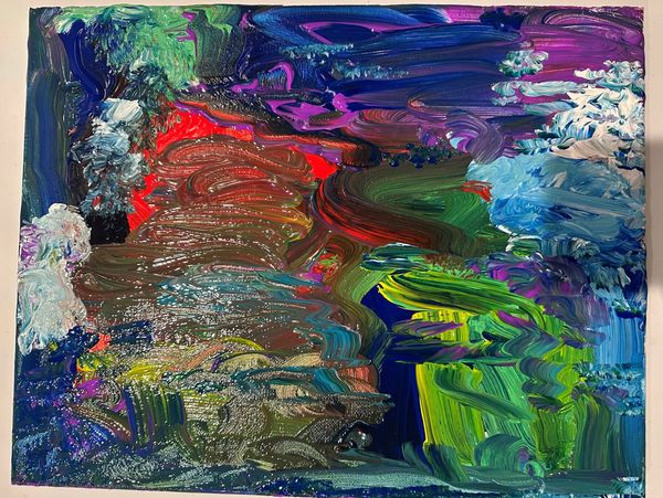 Painting while in trance