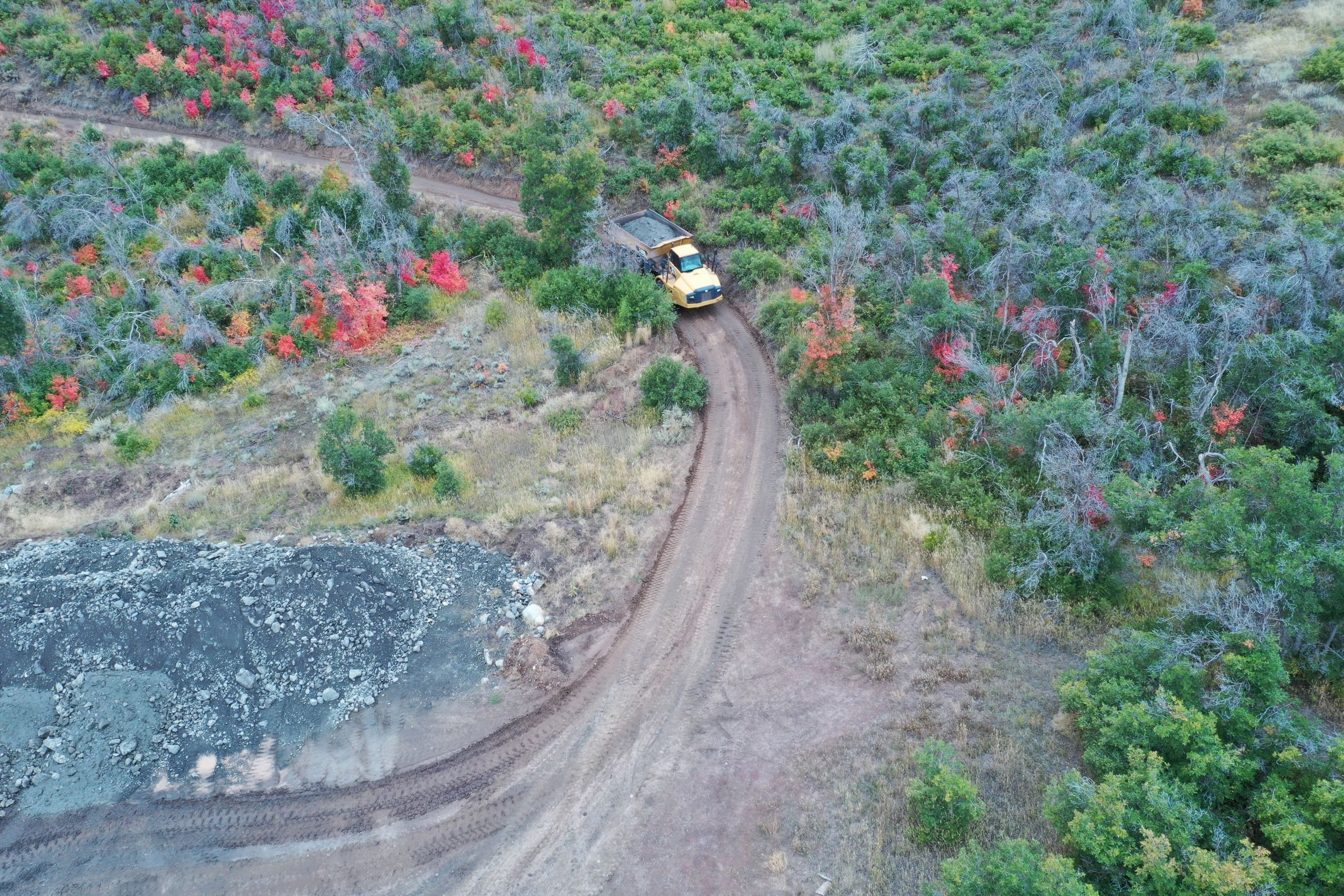 Haul truck to crush plant