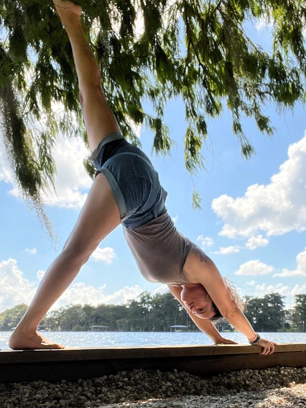 Yoga at the park