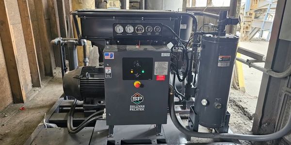 New Sullivan Palatek unit. Replaced Ingersoll Rand.