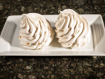 Light and airy sweet meringue dessert.