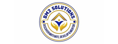 DM2 Solutions logo with a motivational tagline.
