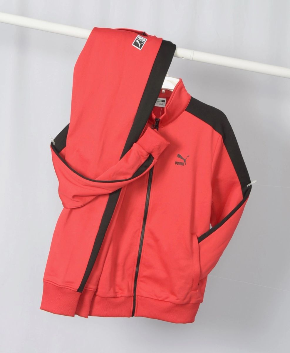 Puma Archive T7 Tech "Jacket", Red/Black, Size M to 2XL