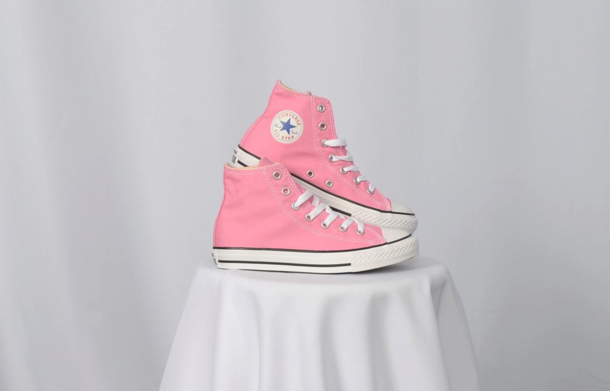 Converse Youth Chuck Taylor, Pink/white/black, Size 13.0 to 2.5