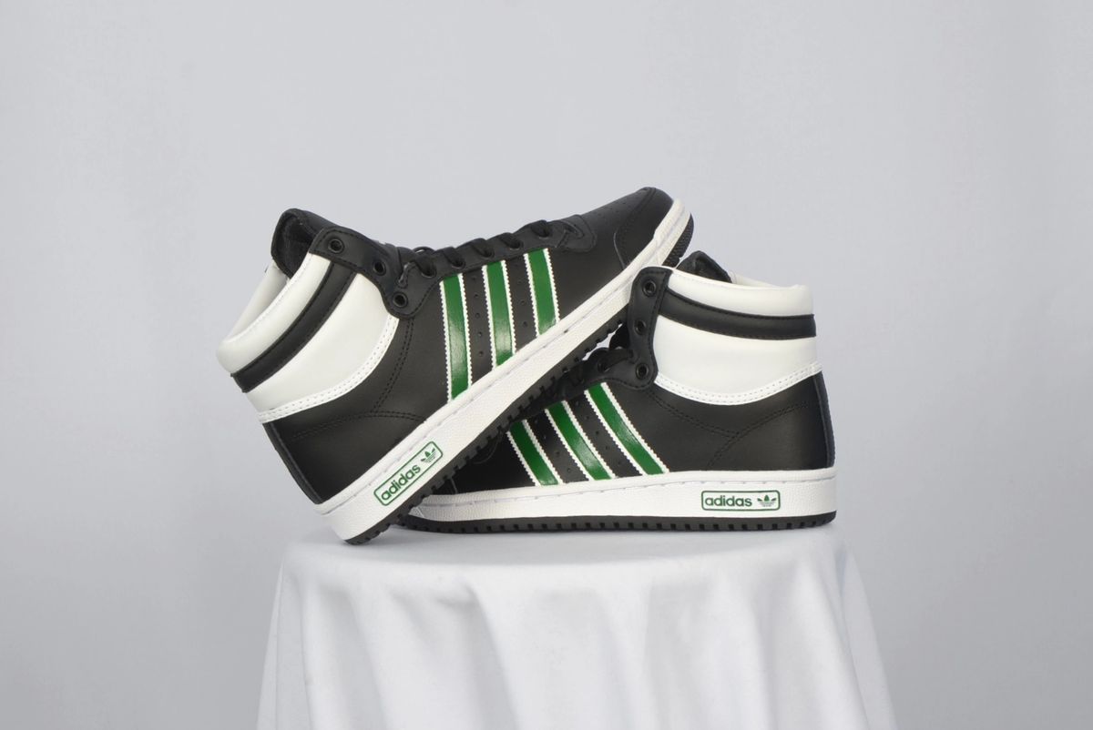 Adidas Top Ten "Celtics Custom Design", Blk/white/celticgreen, Size 5.0 to  13.0