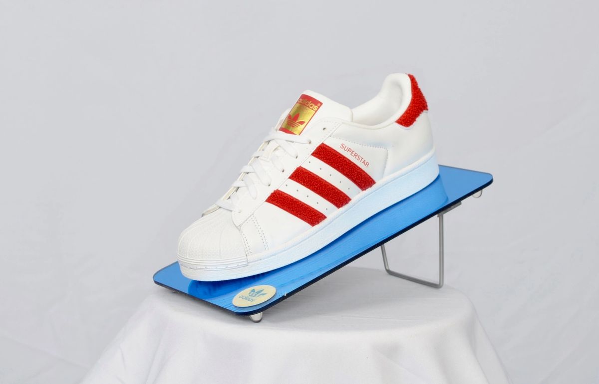 Adidas Superstar, Ftwwht/Colred/Ftwwht, Women's Size 8.5 to 11.0, Product  Code# S76151