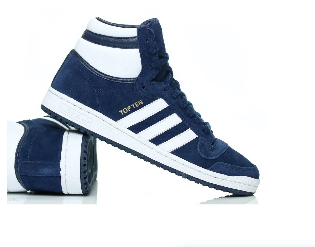 Adidas Top Ten, Eqtblu/Cblack, Ftwwht, Adult Size 8 Only, Product Code#  F37661