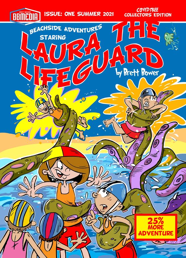Laura The Lifeguard Cartoon, Lifesaving, lifesaver, Cronulla, Wanda, North Cronulla, beach beach cul