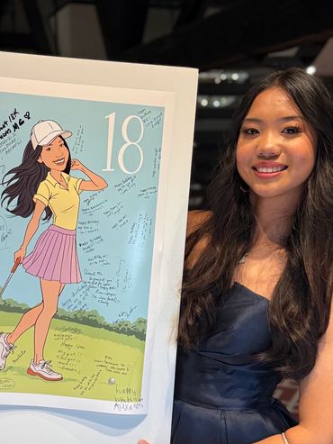 Happy Birthday Poster by Sydney Cartoonist Brett Bower