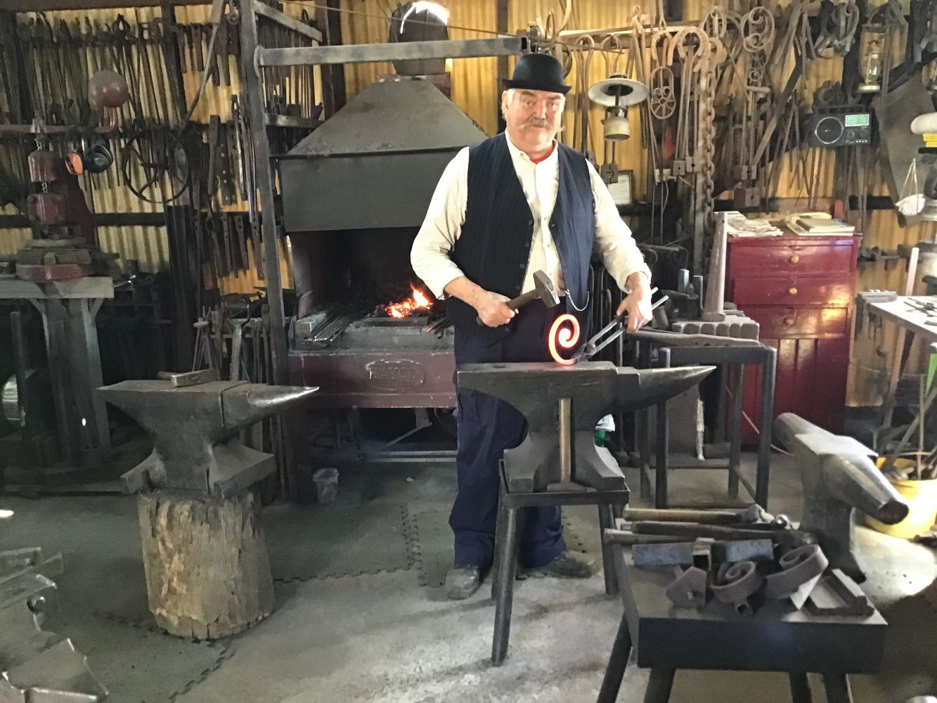 Artistic Blacksmith Rene' Rasmussen