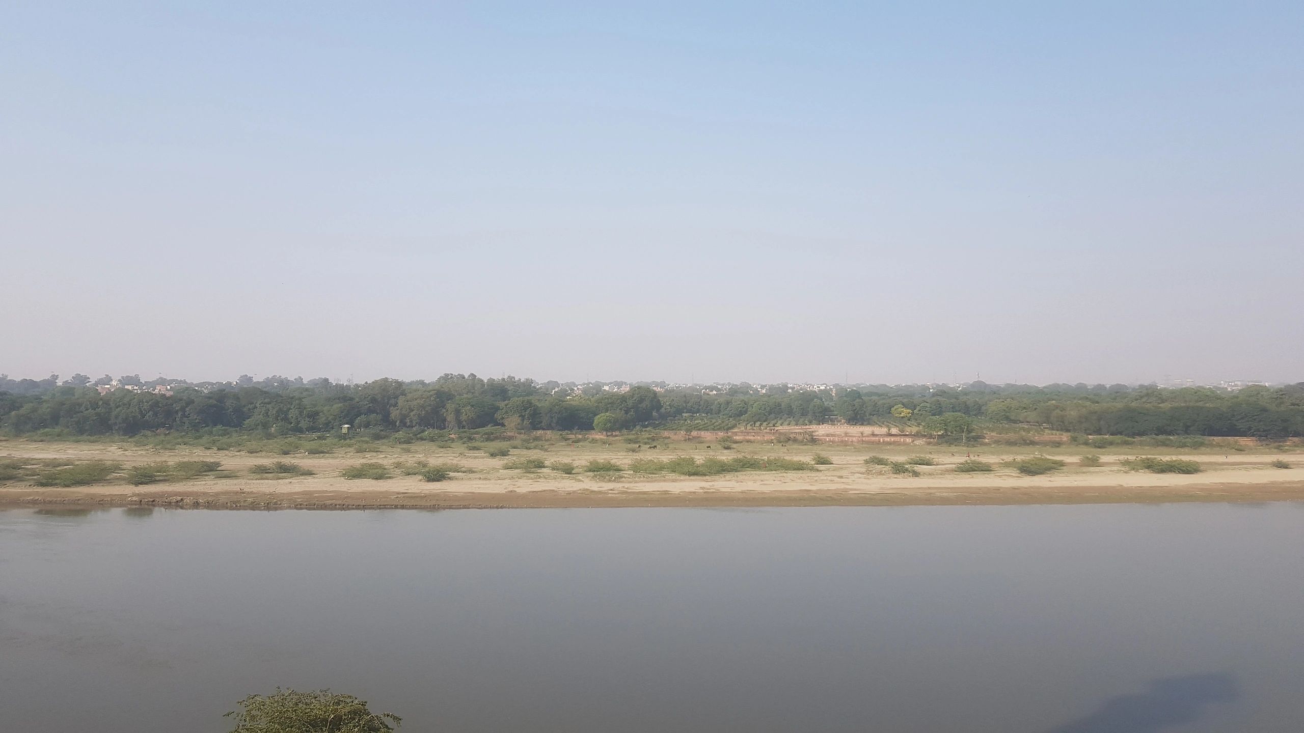 The site of the proposed Taj in black