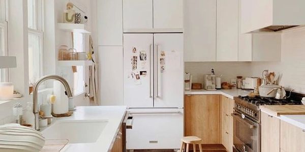 clean, bright kitchen