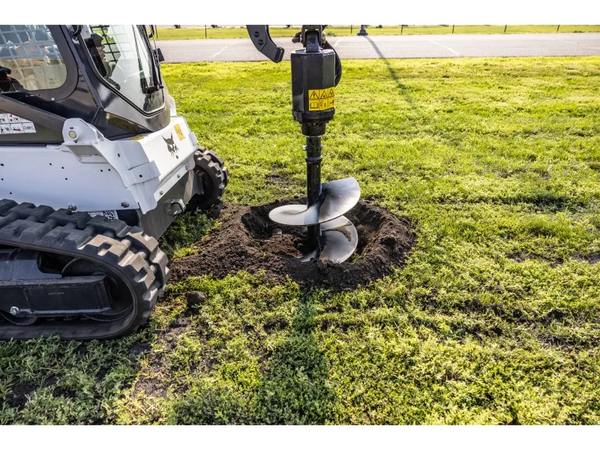 Planting hole excavation. Digging a hole in the ground for a tree to be planted.