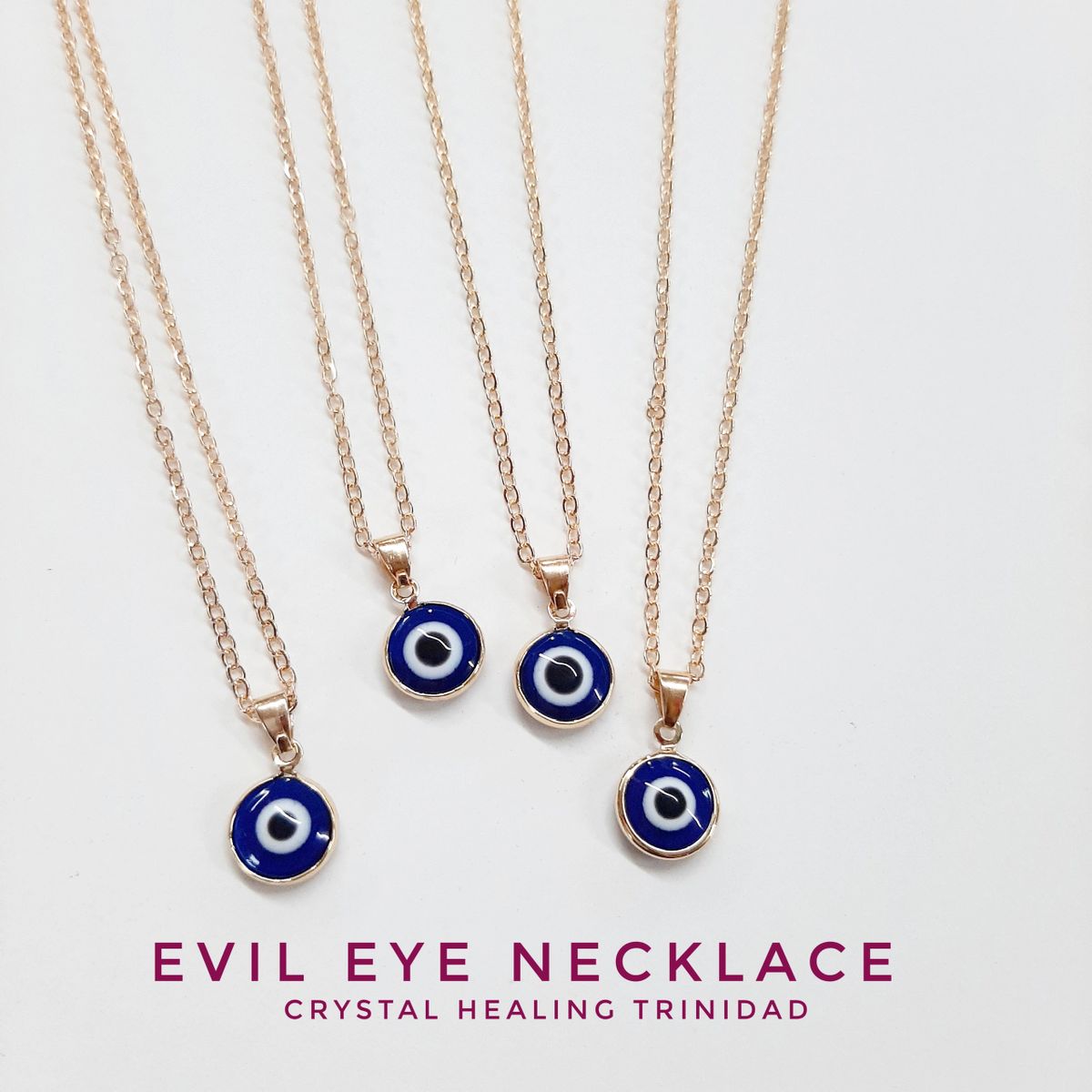 Evil Eye Brass Necklace