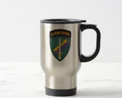 Army USACAPOC(A) Psychological Operations Command Travel coffee cup.