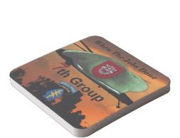 Army 7th Special Forces Group SF SFGA Green Berets Square Paper Beer Coaster