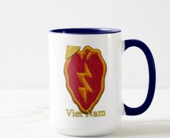 Army 25th ID Infantry Division veterans Vietnam vets Coffee Tea Cup.