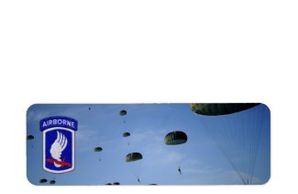 173rd ABN BDE Airborne Brigade Sky Soldiers return address Label.