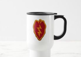 Army 25th Inf Div Infantry Division veterans vets Travel Coffee Mug Cup.