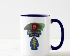 Army 7th special forces group Green Berets patch SFGA SFG  vets veterans Gifts Coffee Tea Cup.